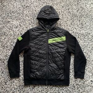 Trd Pro Jacket Men’s Black Green Logo Full Zip Active Lightweight